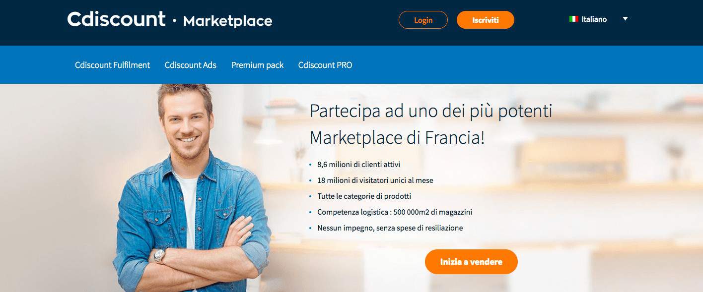 cdiscount francia marketplace in europa